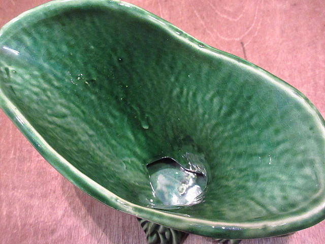  Vintage ~70\'s*McCOY ceramic planter green *210114n8-otclct 60s1960s1970s mccoy ceramics inserting thing plant pot retro american miscellaneous goods 