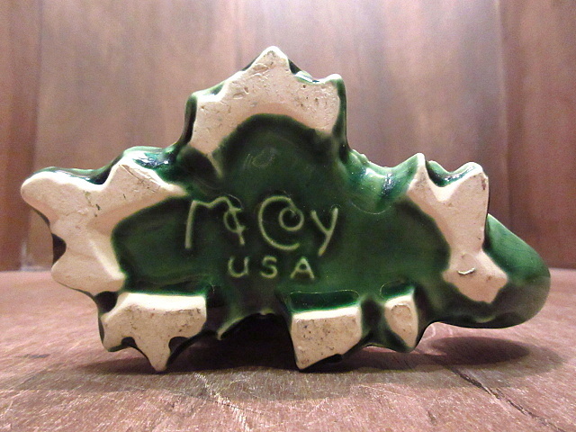  Vintage ~70\'s*McCOY керамика посадочная машина зеленый *210114n8-otclct 60s1960s1970s mccoy керамика inserting предмет цветочный горшок retro american смешанные товары 