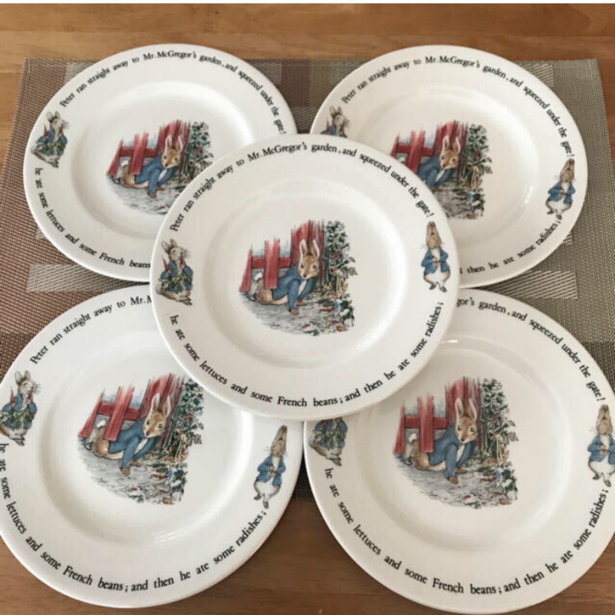 WEDGWOOD】ピーターラビットプレート5枚 | www.priopcion.com