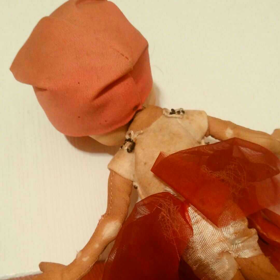 ■昭和レトロ 30cm 女の子　お人形　ドール　フランス人形　中古品　ジャンク品　ビスクドール　佐川100サイズ_画像6