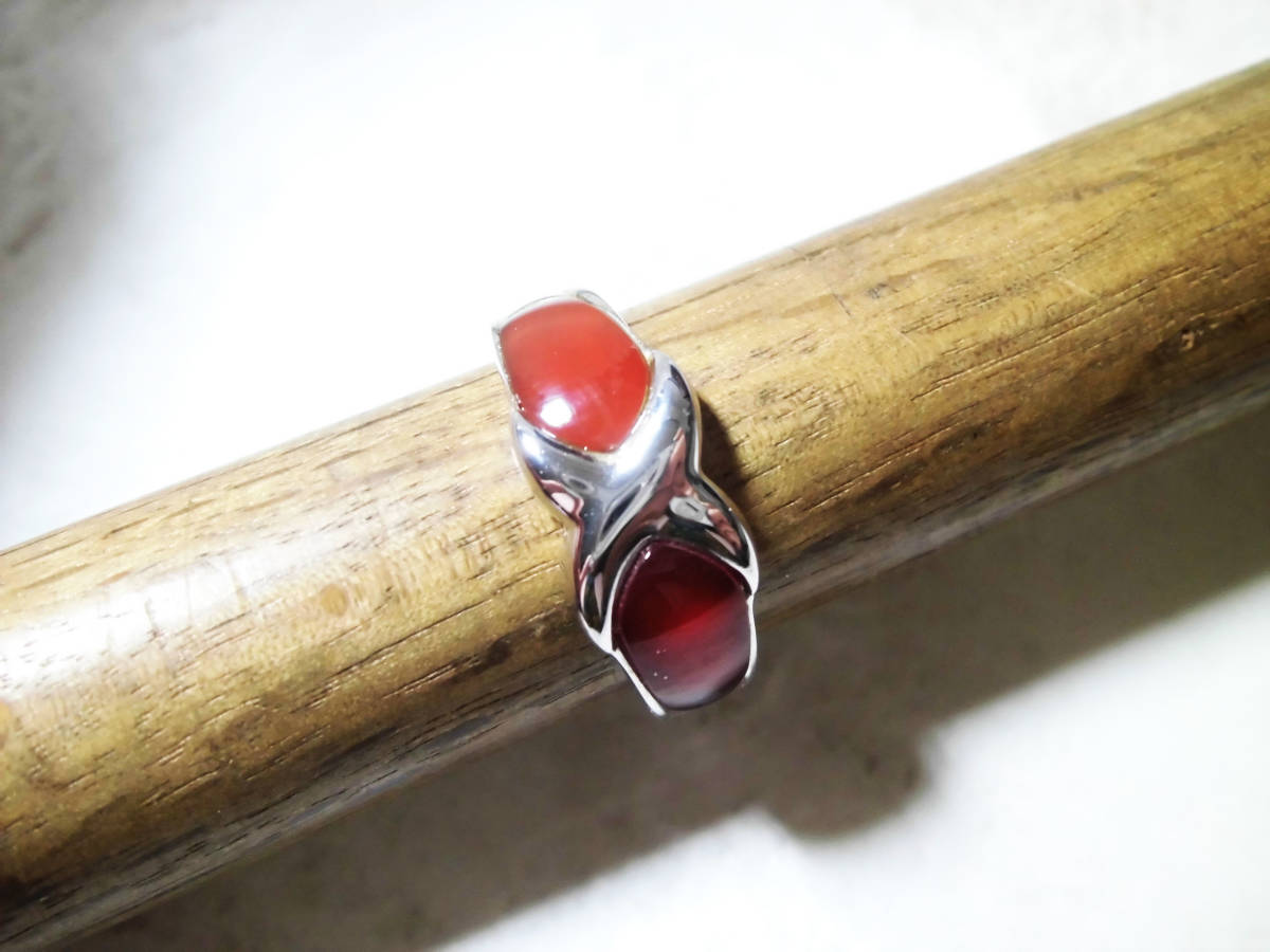  красный menou| красный ..#12 номер мода кольцо # маленький палец булавка кольцо для ключей SILVER серебряный 
