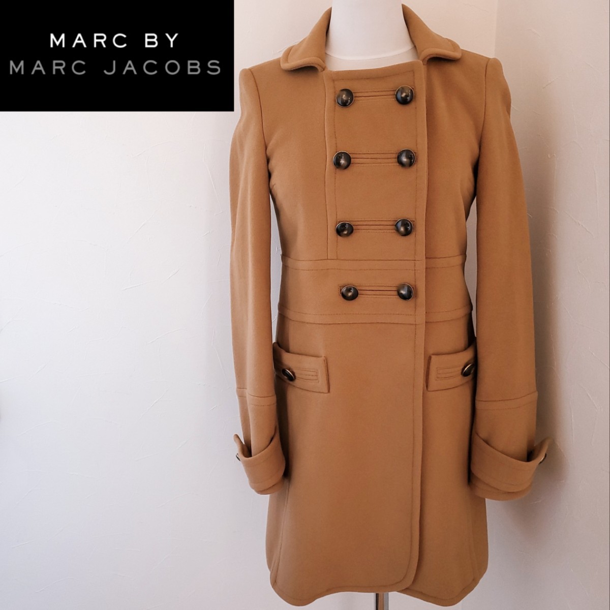 純正卸売り marc jacobs ウールピーコートPコートジャケット www