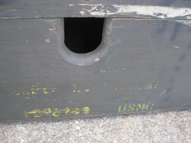 米軍放出品 1940年前後 沖縄戦 当時物 WWⅡフットロッカー 木箱 ウッドボックス U.S.M.C.米海兵隊_画像6