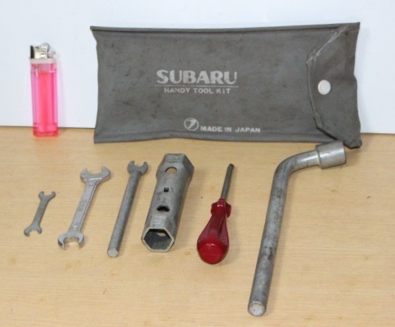 *.-739 Subaru 360 original other tool 6 piece set ladybug old car made in Japan that time thing case size : length 10× length 23× thickness 3cm