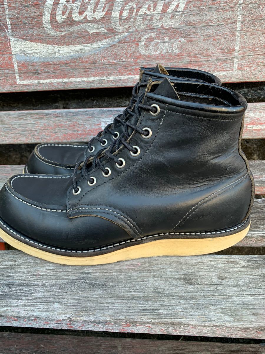 レトロ『RED WING』 アイリッシュセッター 黒 8E 犬タグ 98年製 レトロ『RED WING』 アイリッシュセッター 黒 8E 犬タグ 98年製