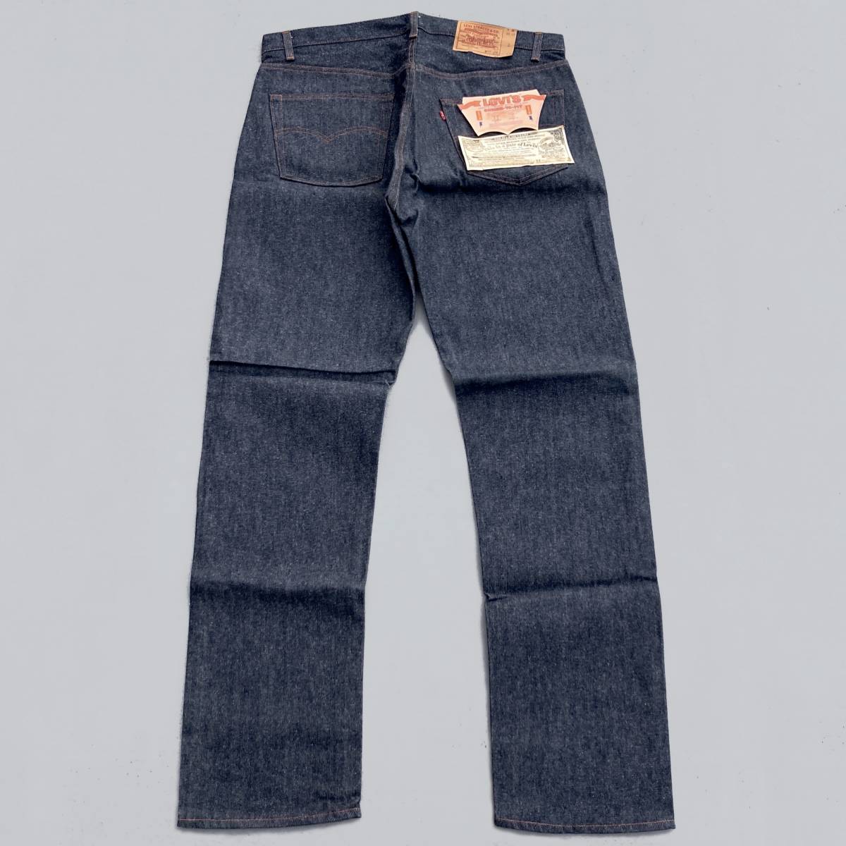 ハチマル 80s デッドストック 米国製 LEVI’S 501 W40 L36 1980年代 赤耳同時期 クロカン デニムパンツ ジーンズ 金脇割り アメリカUSA製