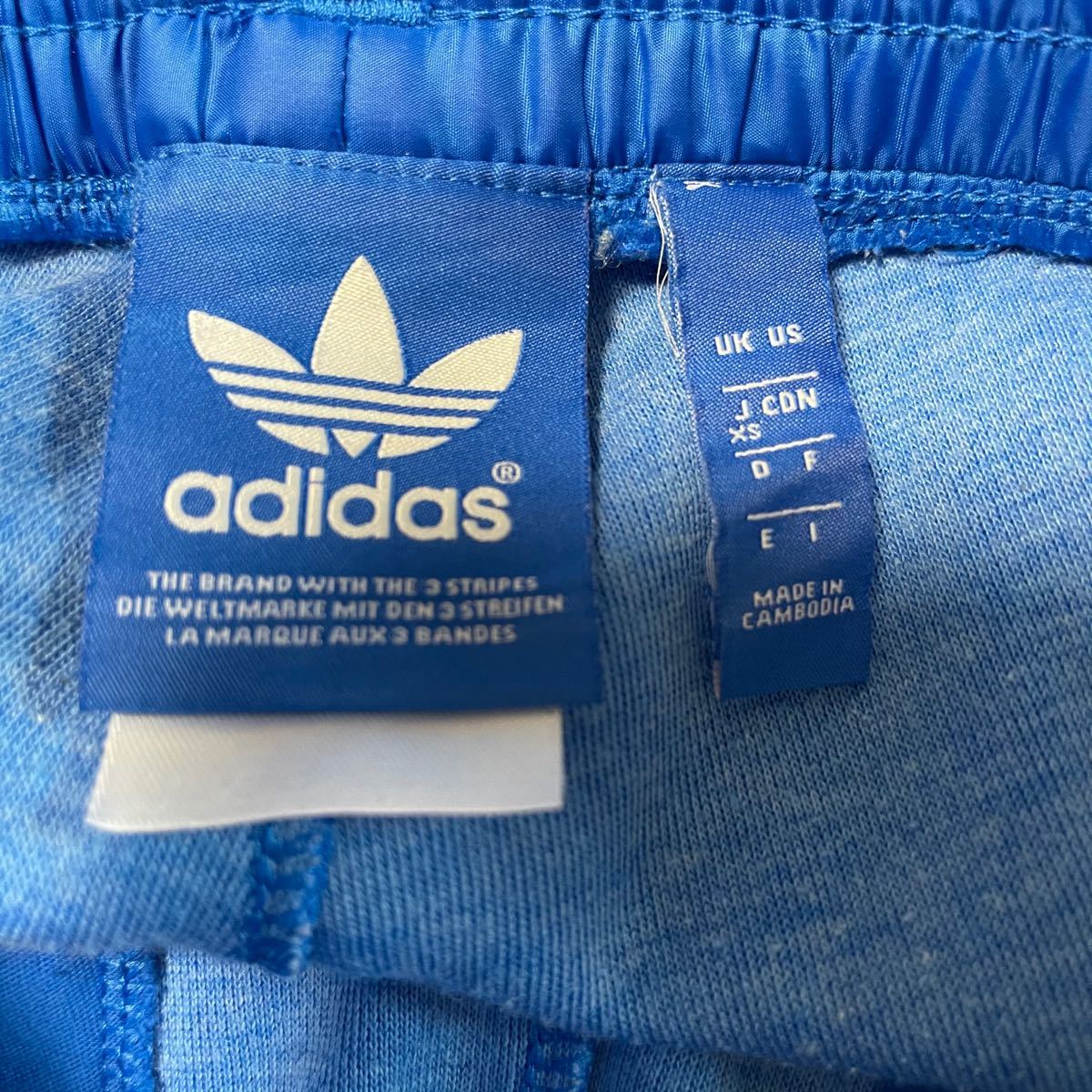 adidas originals XS ジョガーパンツ ジャージ ブルー