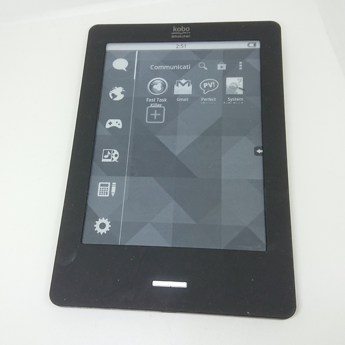 PayPayフリマ｜E-inkタブレット KOBO Touch N905B 電子ペーパー Android2 3導入 root