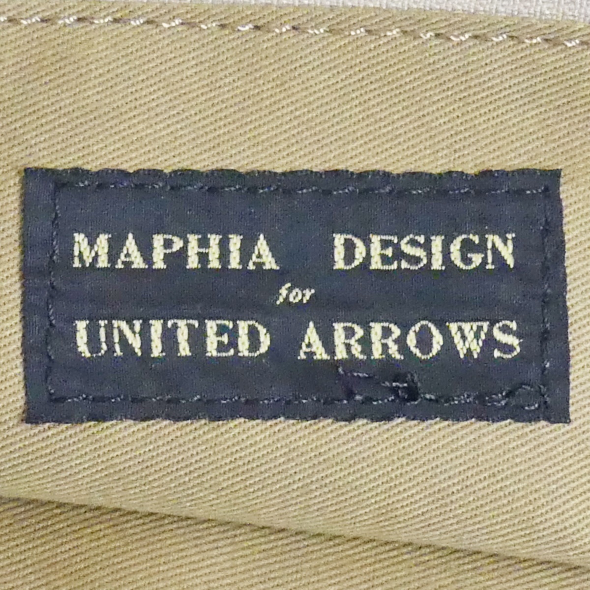 即決★MAPHIA DESIGN UNITED ARROWS 別注★レザーコンビビジネスバッグ マフィアデザイン ユナイテッドアローズ コラボ メンズ 茶 本革