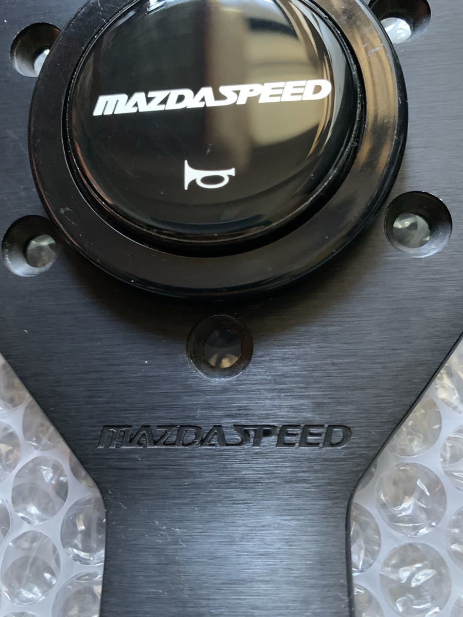  regular goods that time thing genuine article MAZDA SPEED Mazda Speed steering gear steering wheel 32Φ pie horn attaching RX-7 SA22C FC3S FD3S rare rare 