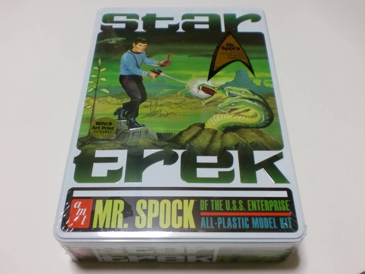 AMT 1/12 Mr.スポック 限定ブリキ缶パッケージバージョン スタートレック Star Trek Mr. Spock Tin BoxLimited Edition amt 624 復刻版
