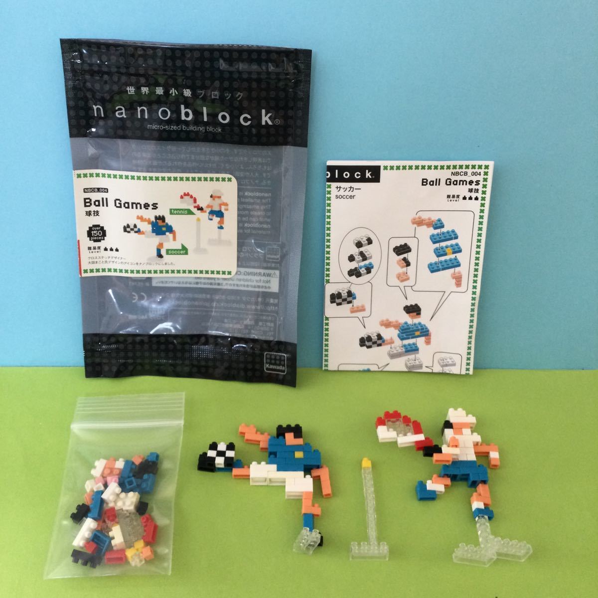 [Nano Block] Ball Games / nbcb_004 / Используется используется сложность / Makomo Ogi Design / Gymnastics Mini Collection / Nano Block / Kawada