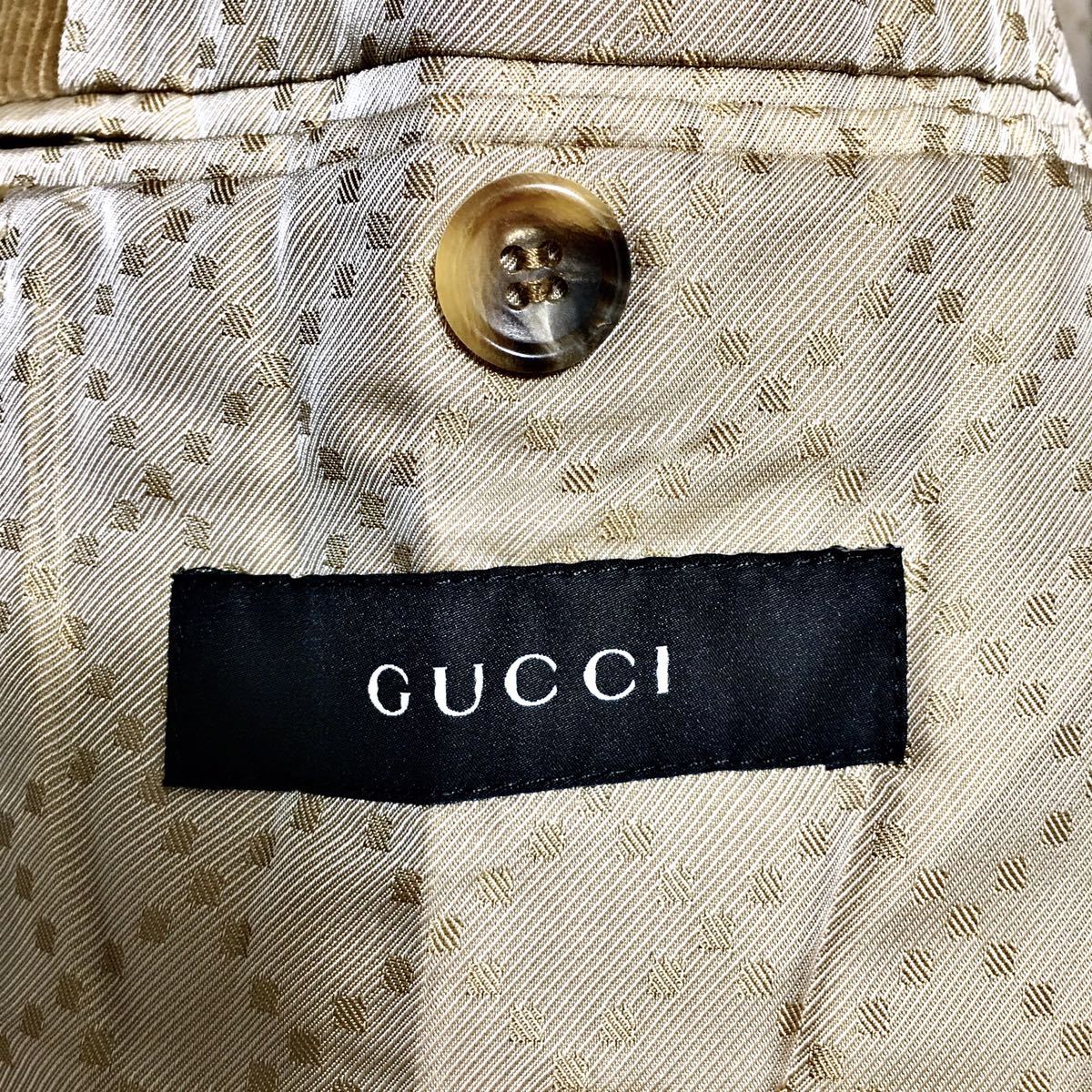 国内正規AW.Col GUCCI / グッチ コーデュロイテーラードジャケット_ランウェイコレクション品 シルク混み 48/L 愛の不時着/ヒョンビン_画像8