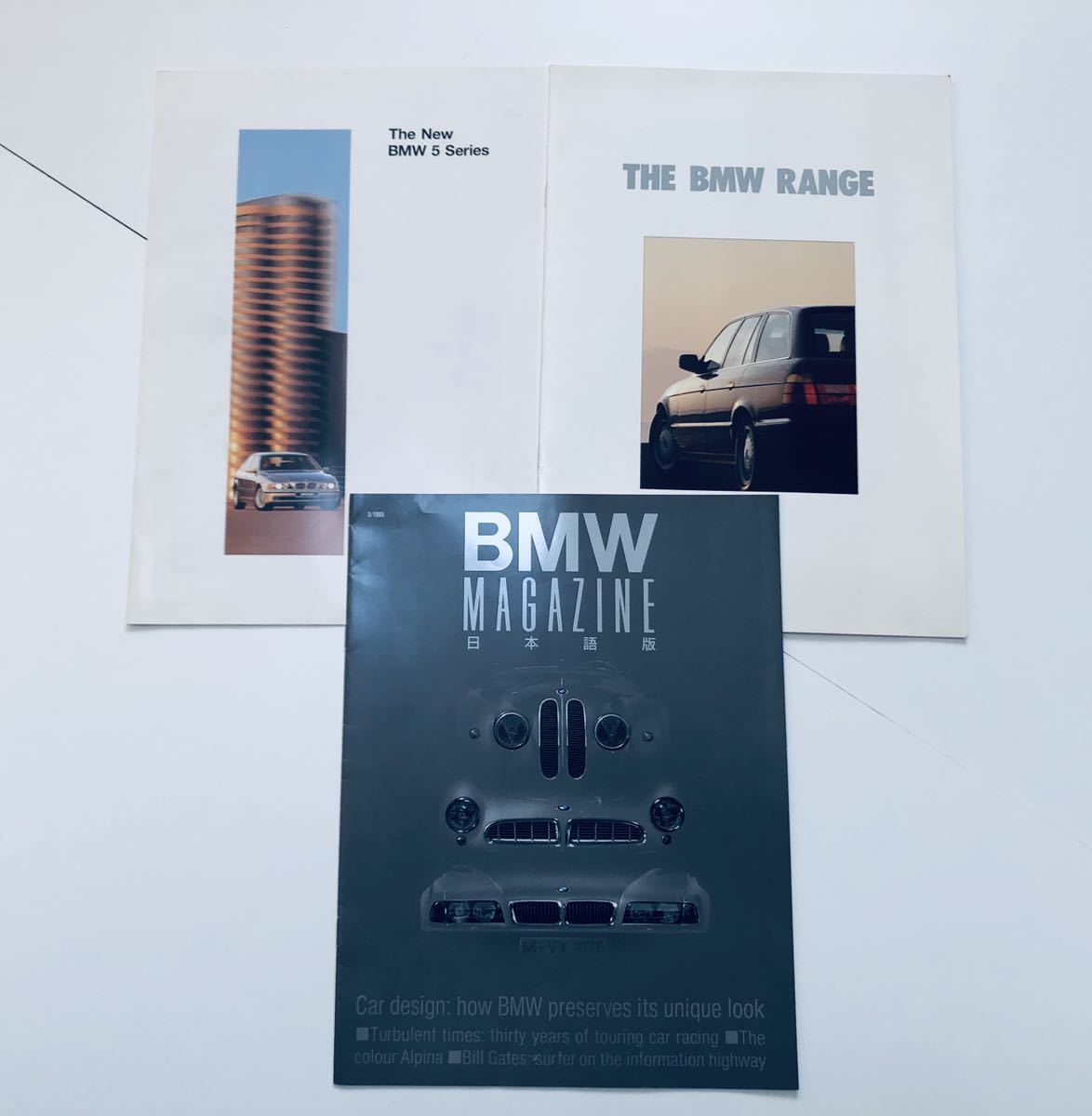 ◎ BMW 3シリーズ ５シリーズ Sedan Coupe マガジン セダン クーぺ ドイツ スポーツ カタログ パンフレット 旧車 セット 入手困難 ◎K131の画像3