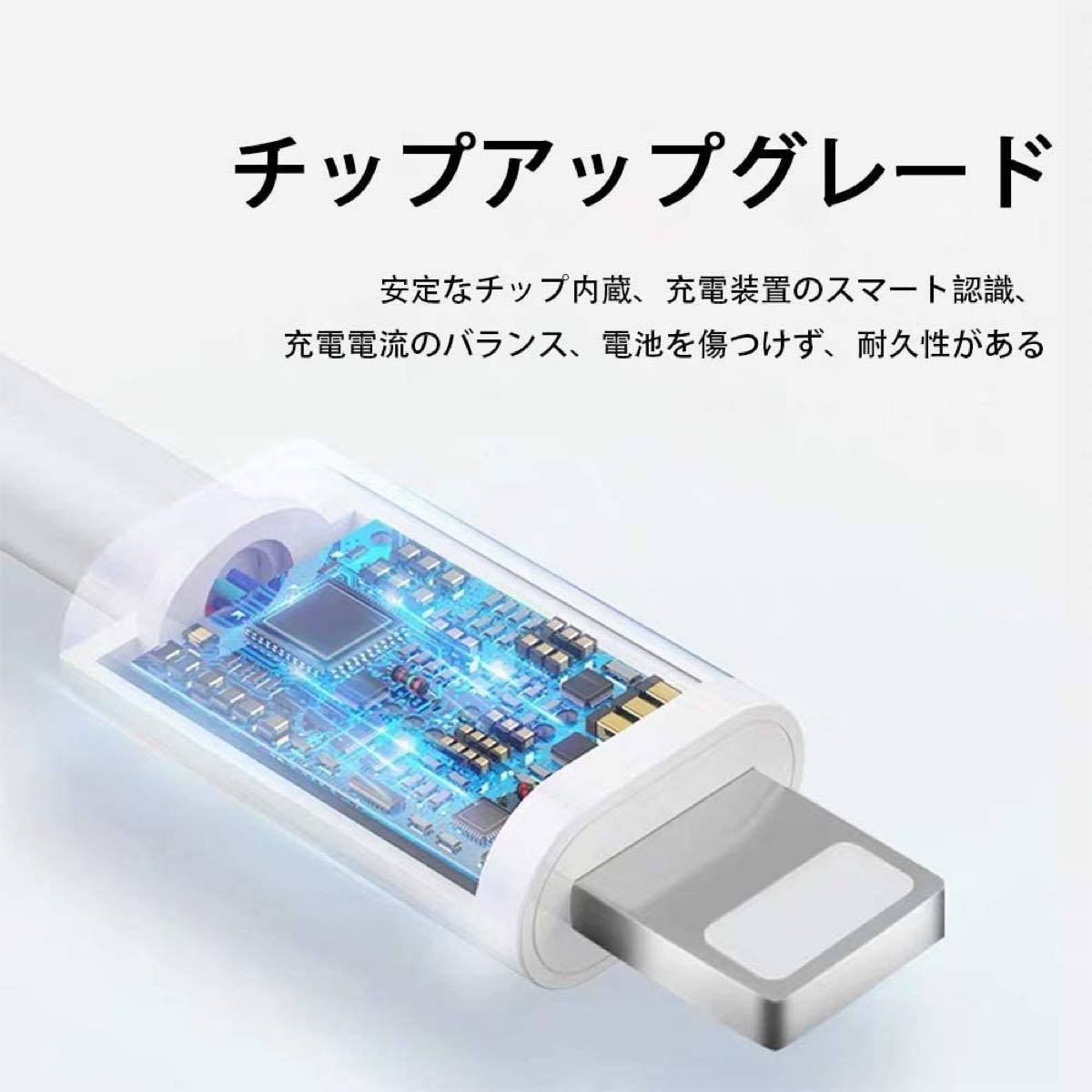 2メートル　正規品 USB type-c to Lightning 充電ケーブル 純正品質　PD対応　ライトニング