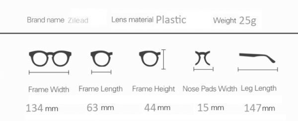 老眼鏡女性 & 男性放射線老眼メガネ + 1.0 + 1.5 + 2.0 + 2.5 + 3.0 + 3.5 + 4.0 ユニセックス_画像4