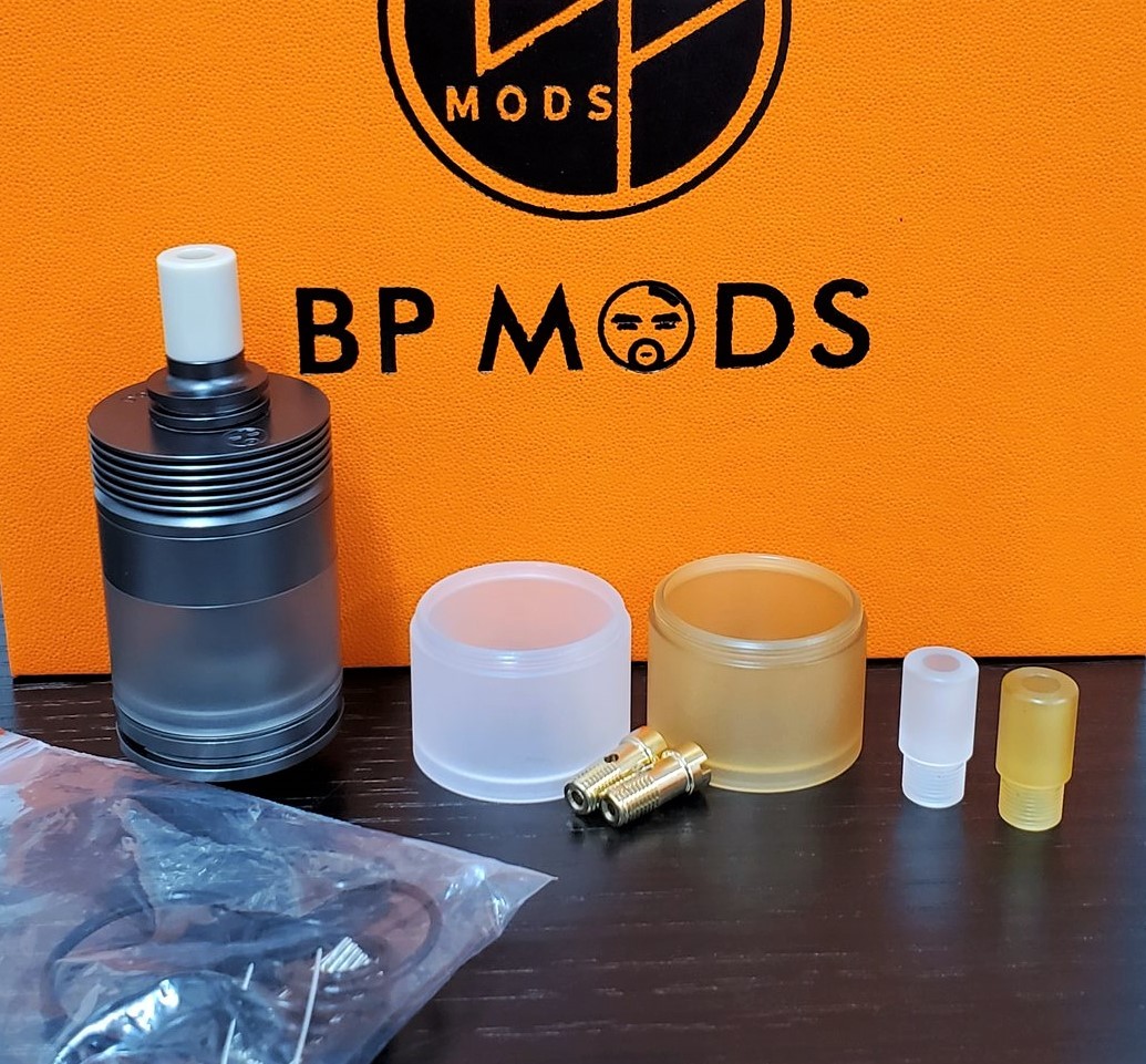 VAPE BP Mods Pioneer RTA 22mm アトマイザー DLC ブラック 新品　BOX_画像10