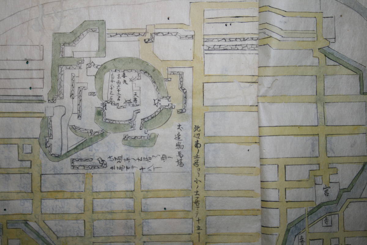 絵図 （城郭図） 福島県 岩代國 会津若松城 歴史資料 帳仕立て_画像6