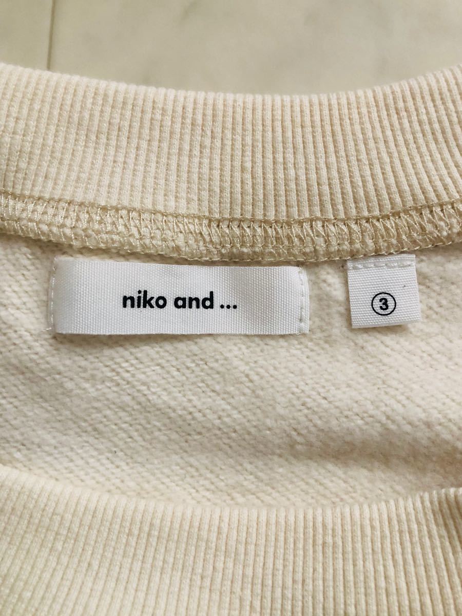 niko and... 肩出し スウェット Lサイズ