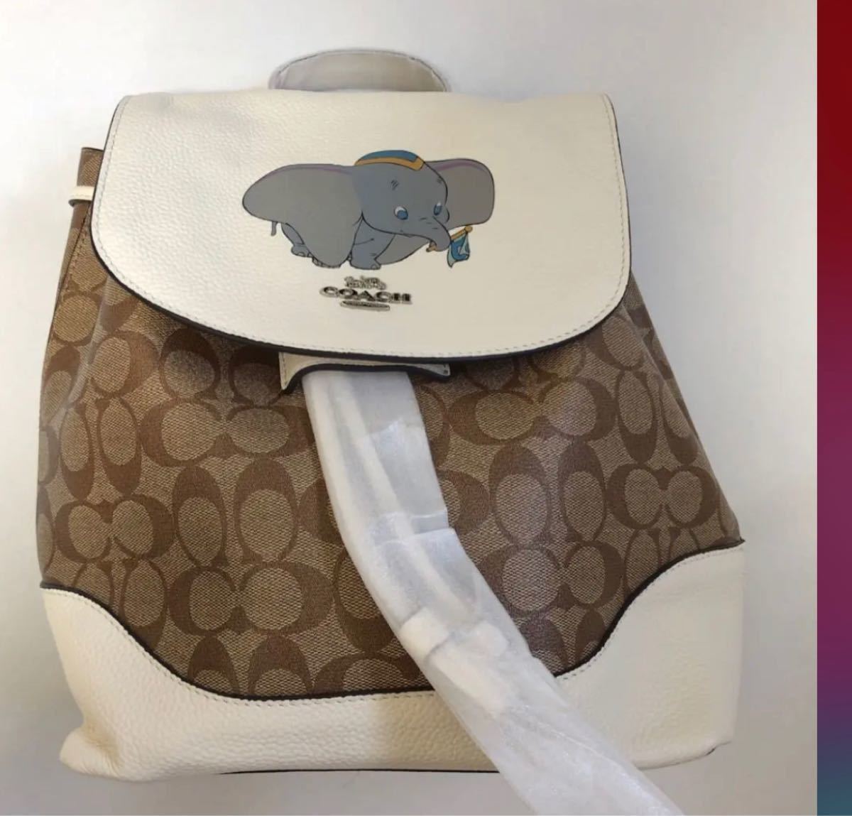 Paypayフリマ コーチ 正規品 ダンボ ディズニー Coach Disney コラボリュック