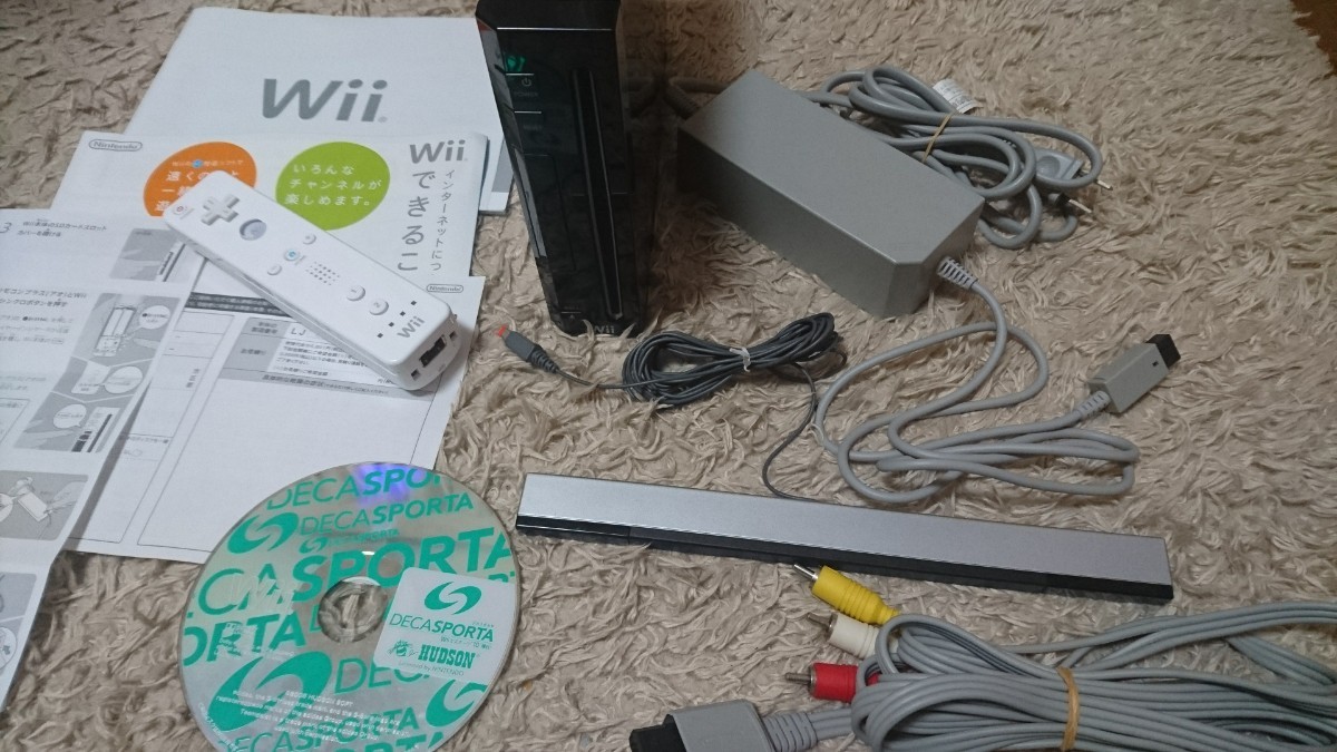 任天堂 Wii本体(付属品あり) ソフト