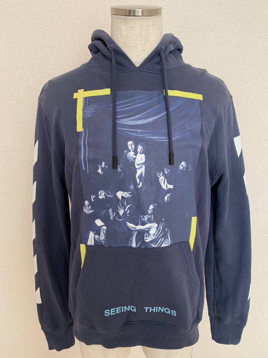 贅沢屋の OFF-WHITE CARAVAGGIO HOODIE XSサイズ以下