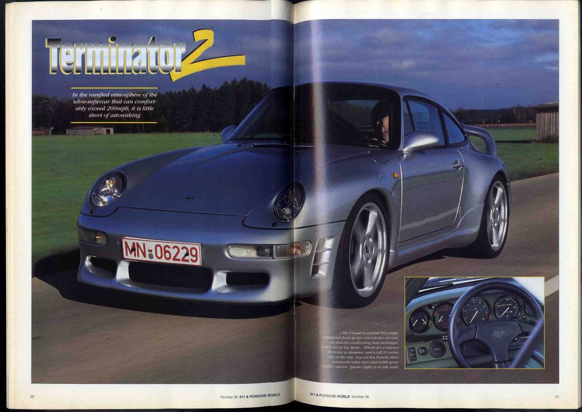 【c7622】1996.12　911&PORSCHE WORLD No38／ルーフCTR2、ポルシェ944、レプリカ356スピードスター、..._画像7