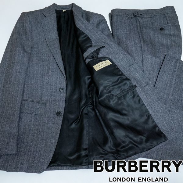 BU1/46 新品!正規32万 イタリア製 秋冬 BURBERRY LONDON ENGLAND