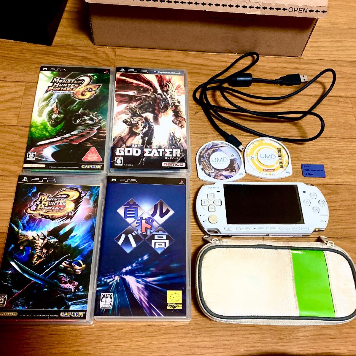 psp-3000 本体 ソフト セット