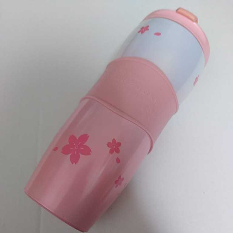 【新品未使用】STARBUCKS スターバックス　SAKURA 　ステンレス　タンブラー 12oz 350ml　さくら　トールサイズ　_画像1