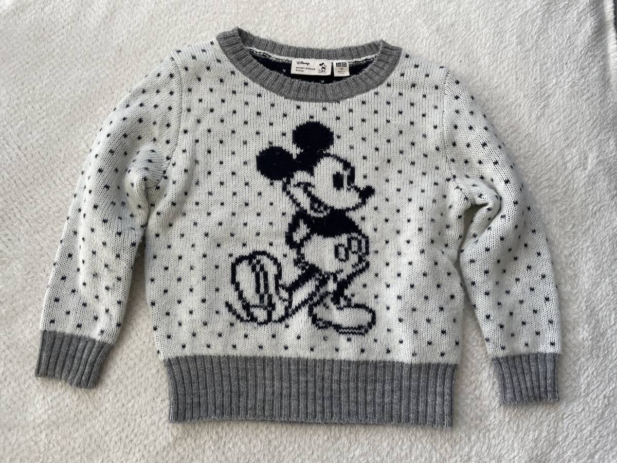 Paypayフリマ Uniqlo Baby Disney ユニクロ ベビー ディズニー セーター 100 ミッキー ニット 子供服