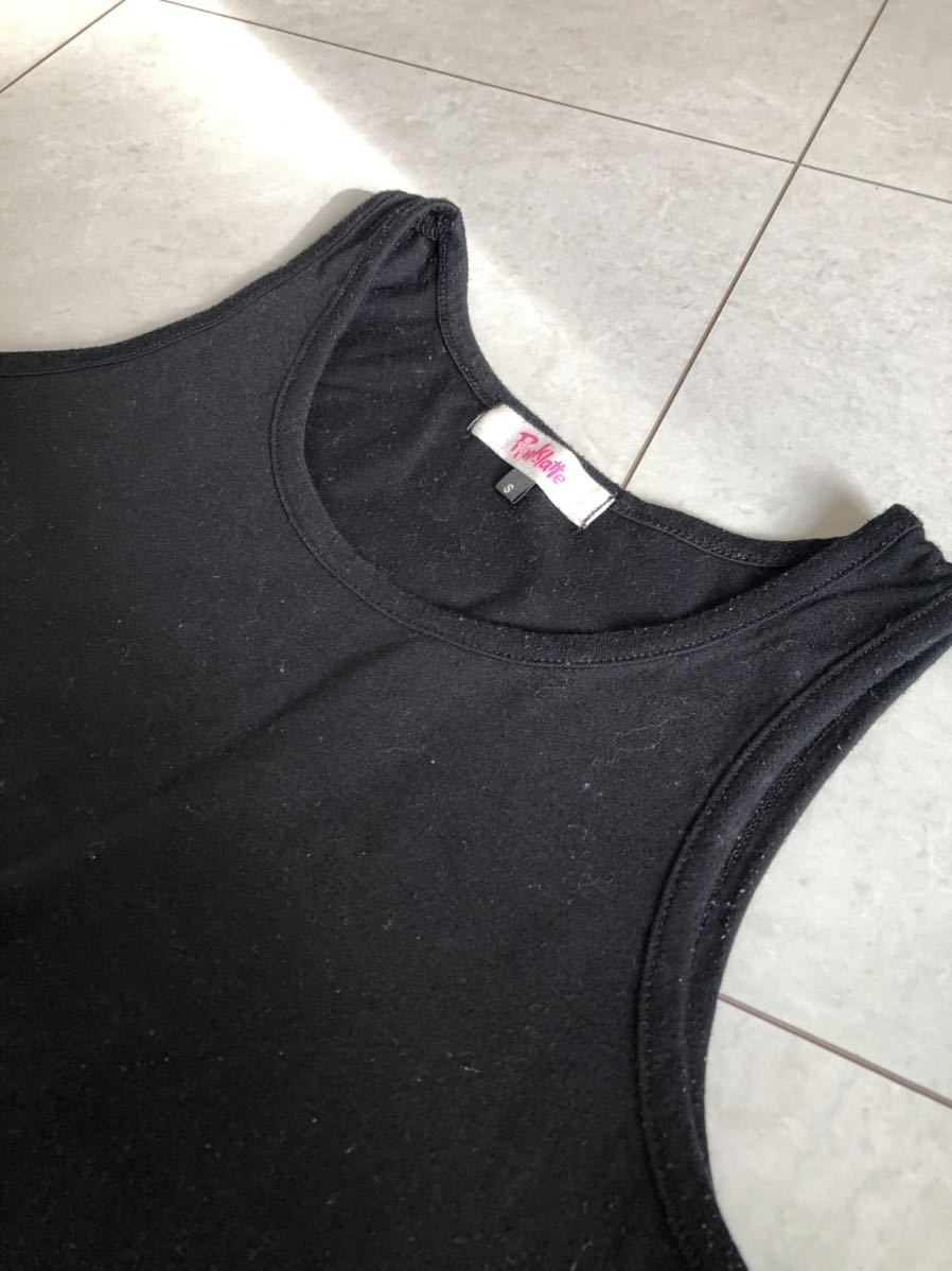 *a.v.v* tank top black 140