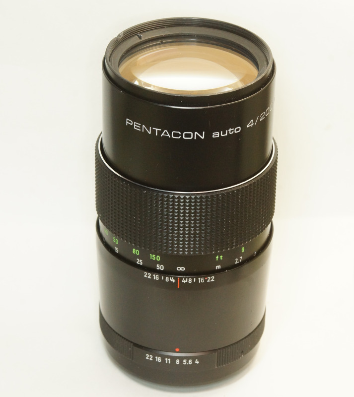 ドイツ製 PENTACON auto 4/200 MC M42 12NB-274 ブラック マルチコート_画像1