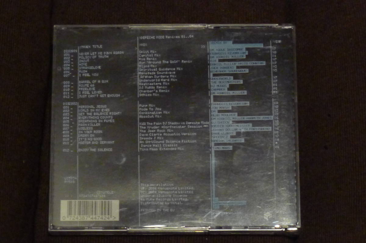 Depeche Mode - Remixes 81-04 2枚組 / Underworld, DJ Shadow, Francois K, Adrian Sherwood