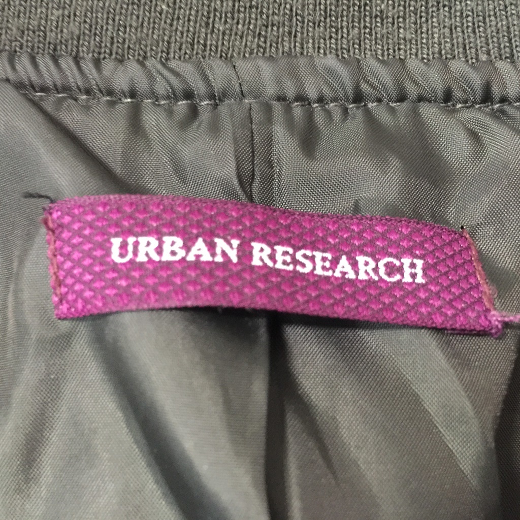 [ popular ]URBAN RESEARCH/ Urban Research fake leather jacket khaki size F lady's /9063