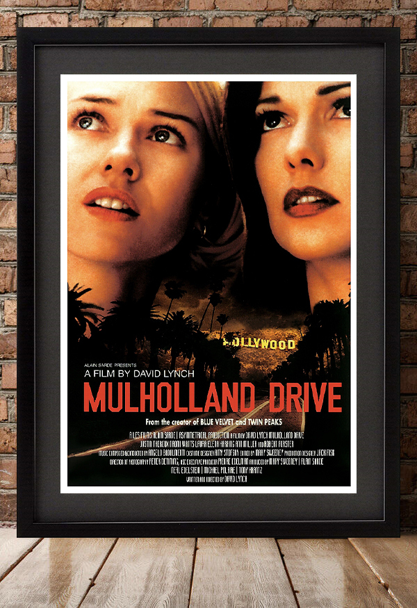 ポスター『マルホランド・ドライブ』（Mulholland Drive）海外版 #3 ★デヴィッド・リンチ/ナオミ・ワッツ/ローラ・ハリング/ハリウッド_額装イメージ（額は付属しません）