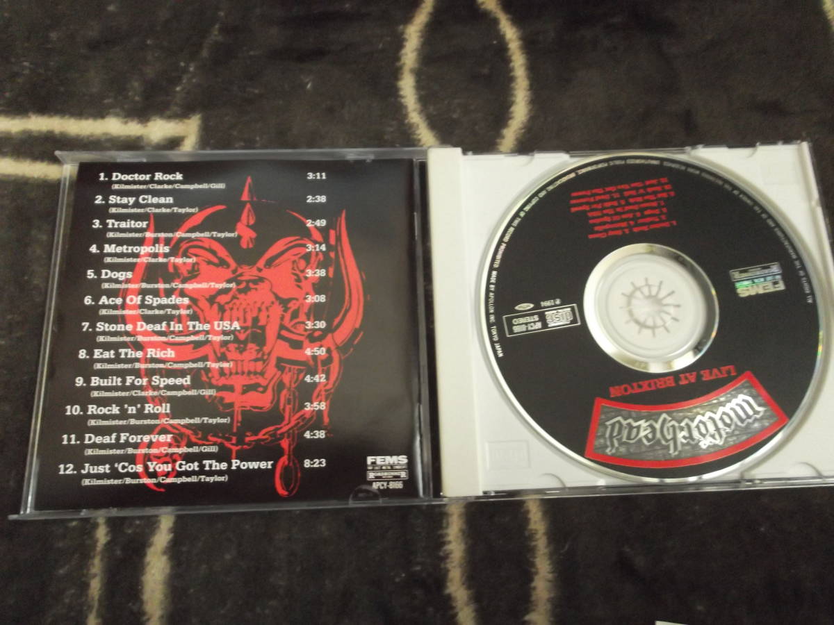 MOTORHEAD[LIVE AT BRIXTON]CD 国内盤廃盤の画像3