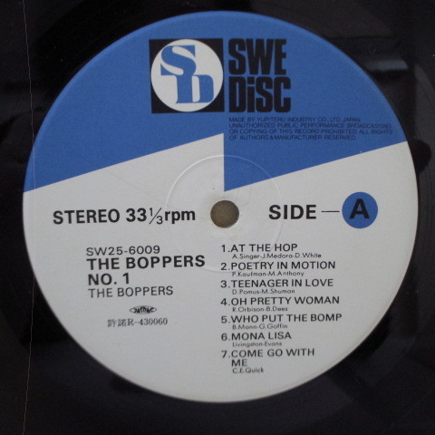 BOPPERS-No.1 (Japan Orig.LP)_画像3
