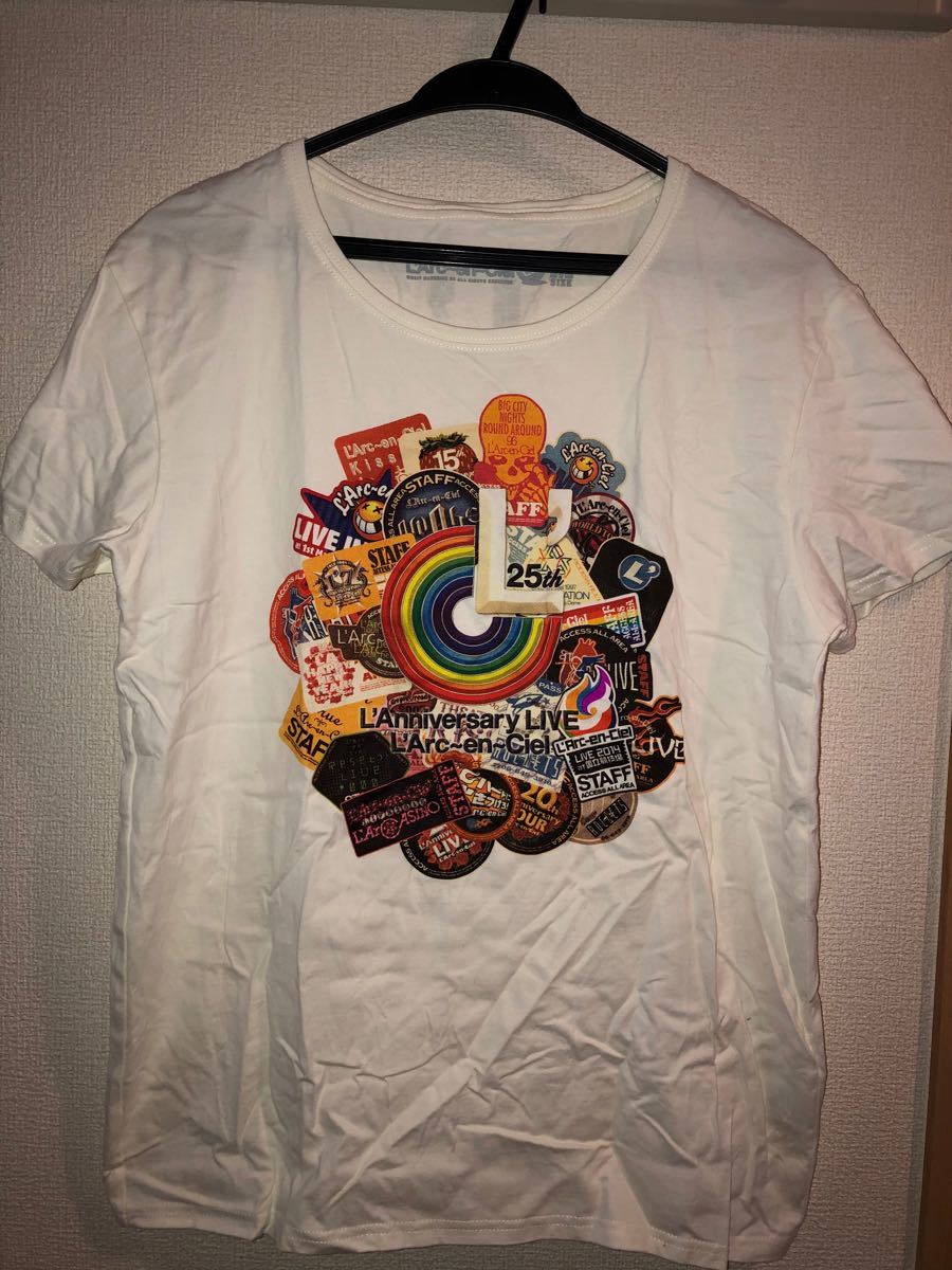 Tシャツ　着用1回　ラルク　L'Arc〜en〜Ciel 25周年