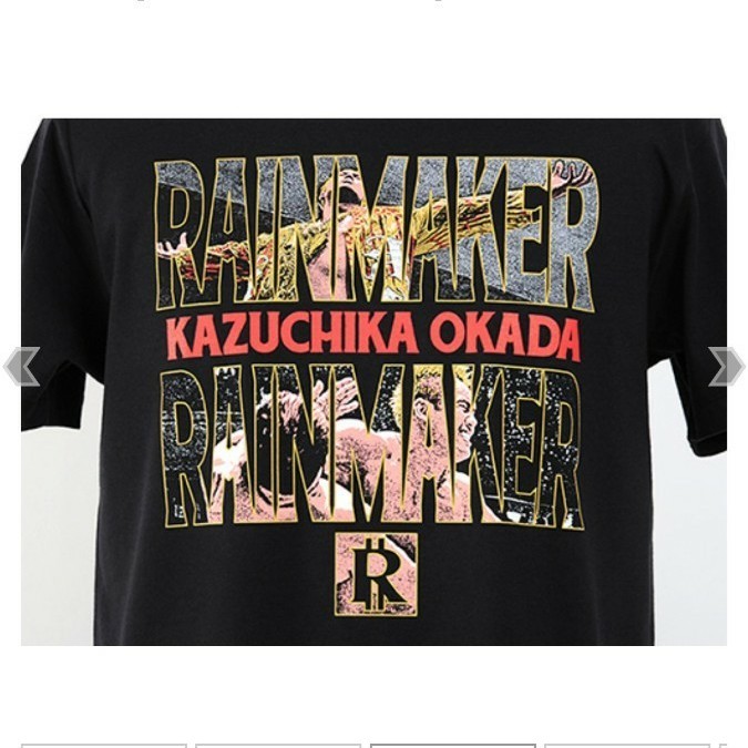 未使用／Mサイズ》オカダカズチカ RAINMAKER × RAINMAKER Ｔシャツ Mサイズ 新日本プロレス chaos｜PayPayフリマ