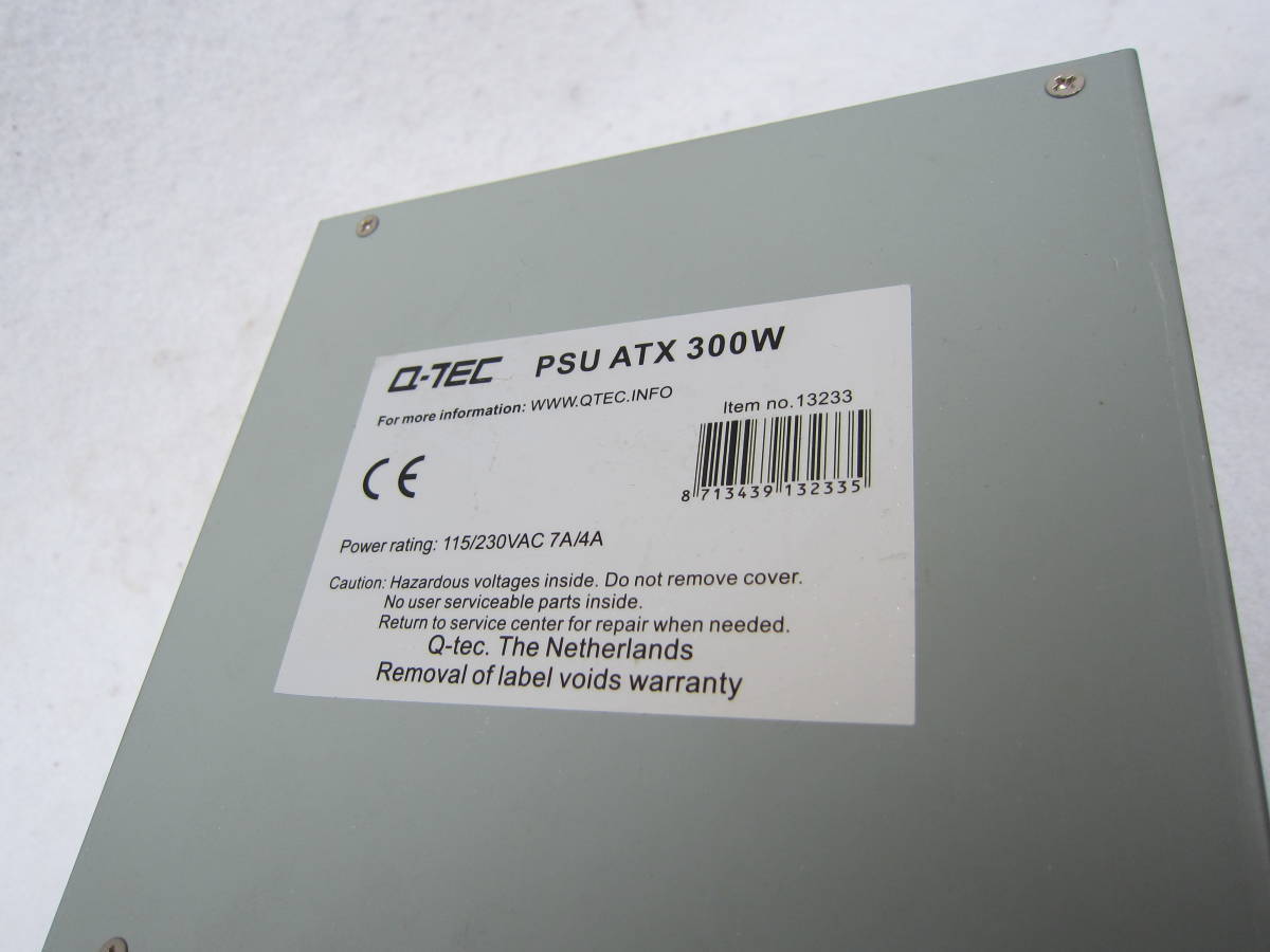 Q-Tec cue Tec / SWITCHING POWER SUPPLY / Model ADT-300 / 300W power supply unit /