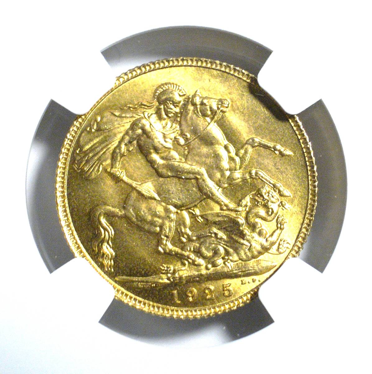 ヤフオク! - 1925年 イギリス 1ソブリン 金貨 NGC MS66 ジョ