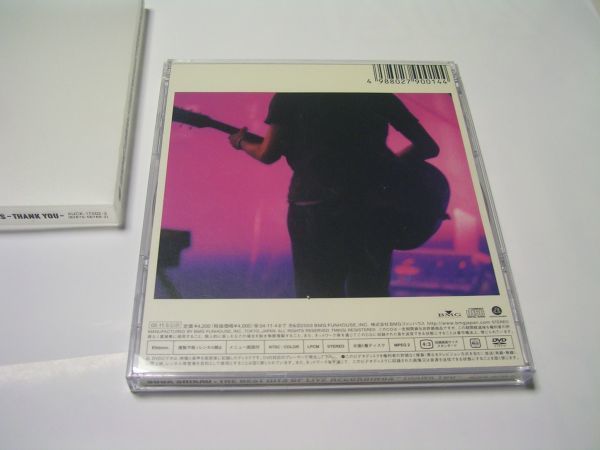 CD+DVD　スガシカオ　THE BEST HITS OF LIVE RECORDINGS -THANK YOU- 初回生産限定盤CD+DVD　AUCK-17002-3_画像4