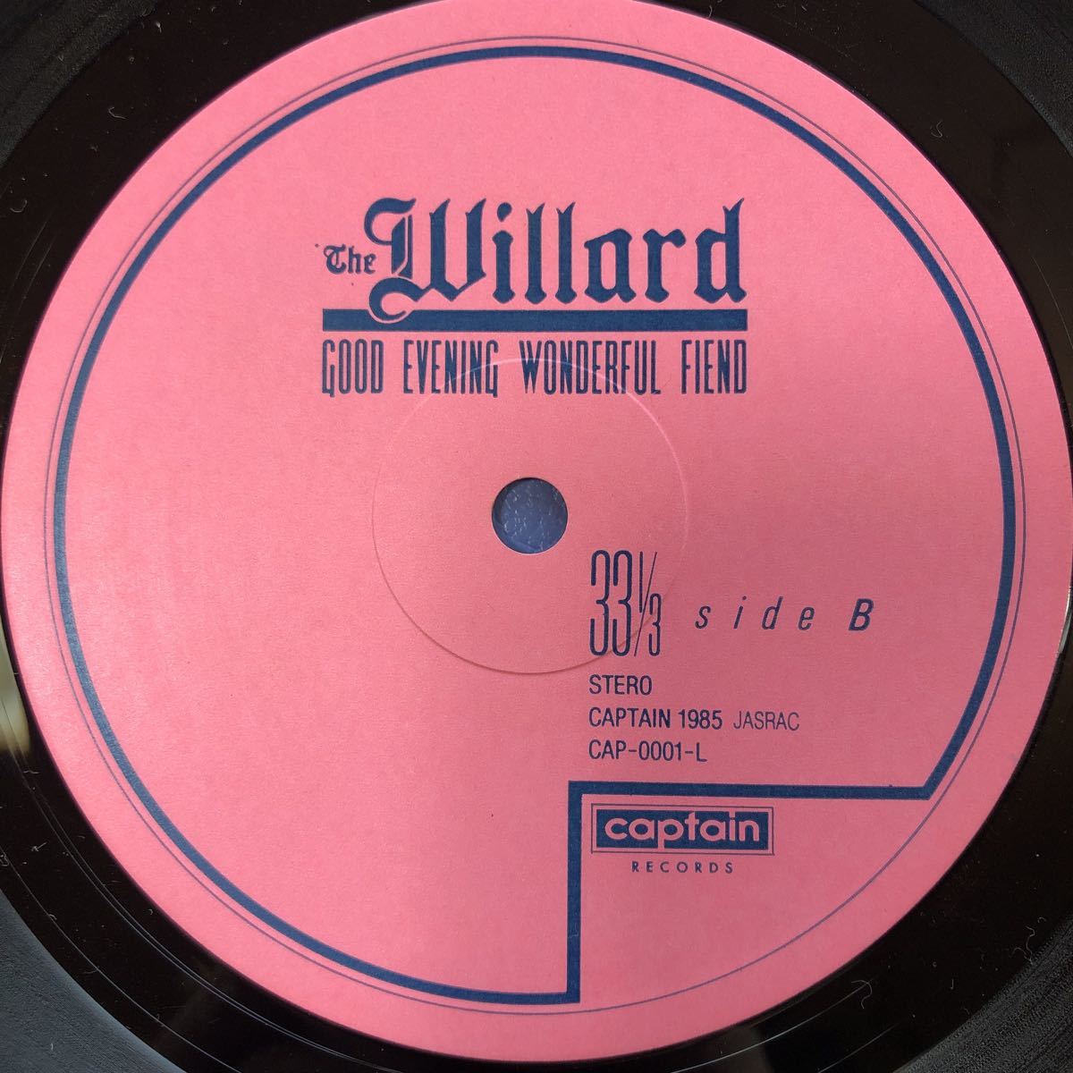 THE WILLAD ウィラード グッド・イブニング・ワンダフル・フィエンド 帯付LP レコード 5点以上落札で送料無料J_画像4