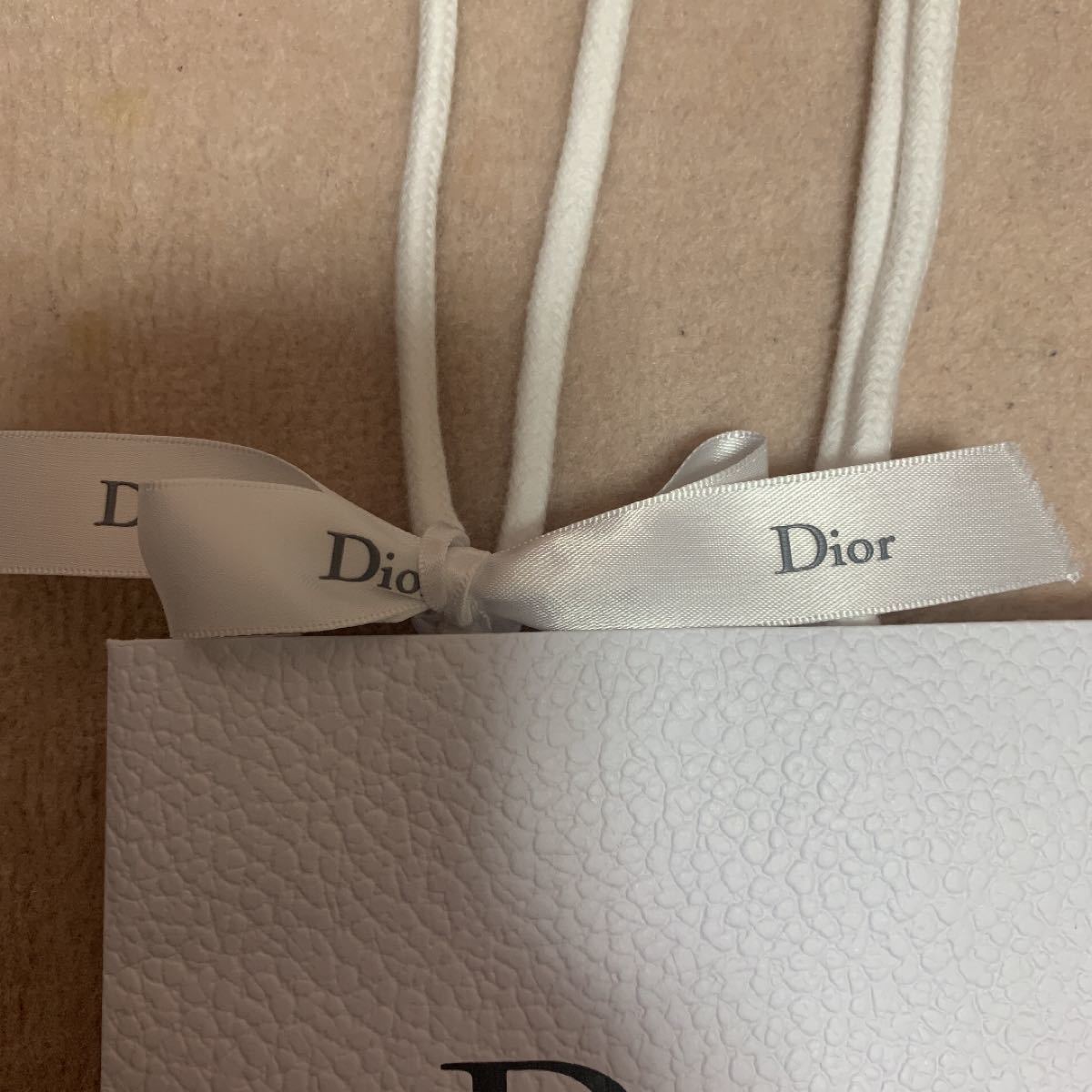 Dior ディオール ショップ袋　ラッピング袋　リボン付き