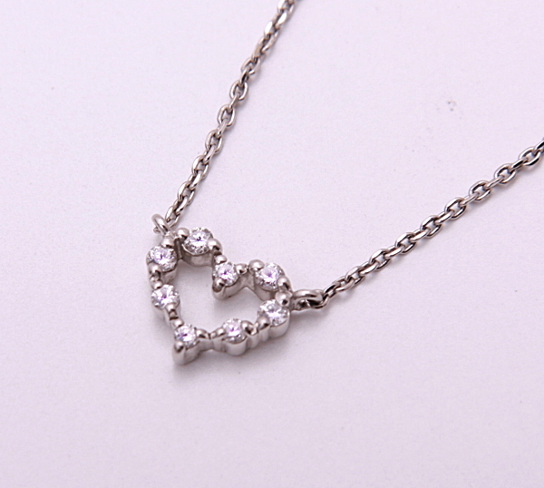 今年も話題の 《質屋》4℃★Pt850天然ダイアモンドハートペンダントネックレス★C-5131 ネックレス、ペンダント、チョーカー 今年も話題の 《質屋》4℃★Pt850天然ダイアモンドハートペンダントネックレス★C-5131 ネックレス、ペンダント、チョーカー
