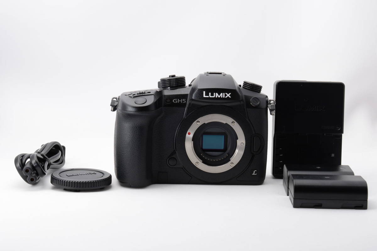 ★新品級★　極美品　Panasonic　パナソニック ミラーレス一眼カメラ ルミックス GH5 ボディ ブラック DC-GH5-K