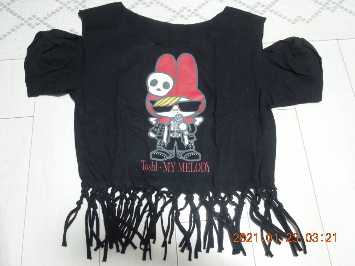 Toshl マイメロディ 改造Tシャツ / X JAPAN Toshi 龍玄とし / トシメロ