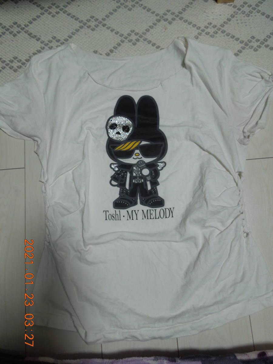 65%OFF【送料無料】 Toshl マイメロディ 改造Tシャツ ③ X JAPAN Toshi 龍