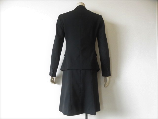 # как новый красивый прекрасное качество прекрасный товар [LES MUES]re Mu высококлассный черный костюм маленький размер S~SS.. костюм деловой костюм s1364